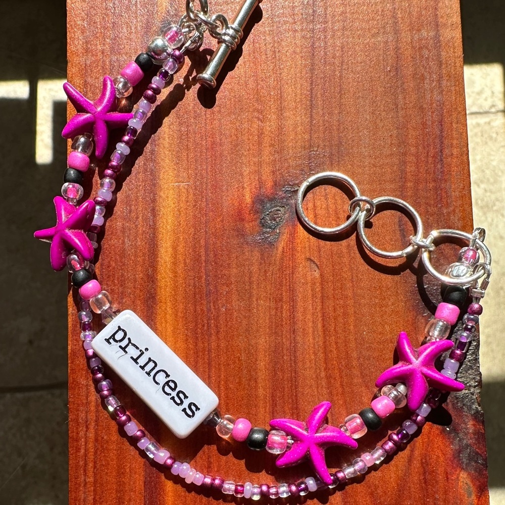 Princess/Divine Inspirational beaded bracelet